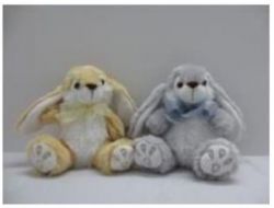 Rappel produit chez AUCHAN Lapin Assis avec Noeud EAN: 3245675816069