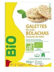 Rappel du produit AUCHAN BIO Galettes de Mas EAN: 3596710323210DLUO: 27/01/2015 