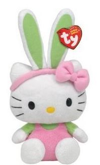 Rappel produit HELLO KITTY chez CONFORAMA / PICWIC Peluche Rose Beanie Babies 15 cm EAN: 0008421408382