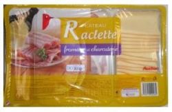 Rappel produit AUCHAN Plateau Raclette Fromage Charcuterie 800g EAN: 3596710022465N didentification vtrinaire: FR 62.907.002 CEDLC correspondante: 13/09/2014