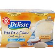 Rappel produit DELISSE chez LECLERC Petit Pot de Crme  la Noix de Coco Pot verre 4x100g, commercialis dans le rayon Libre-Service  partir du 07/10/2014  Code barre: 3564700198230Estampille: FR 47.185.001 CE