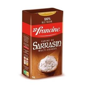 Rappel produit FRANCINE Farine de Sarrasin Vendue en magasins, en bote d1 kg, entre dbut mars 2015 et dbut mai 2015 Code barre: 3 068 113 320 016Date de durabilit minimale (DDM): 18/11/2015