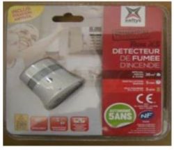Rappel produit XELTYS Dtecteur de Fume d'Incendie  Tana, autonomie 5 ans    