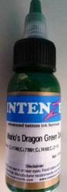 Rappel produit INTENZE  Green Dragon Dark Mario Encre verte de tatouage OI264