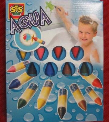 Rappel produit SES CREATIVE  Crayons de Couleur pour le Bain AQUA 13032 - FAB year 2010 