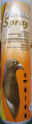 Rappel produit VERSELE-LAGA Insecticide COLOMBINE SPRAY Bombe orange  Code barre: 5410340656709
